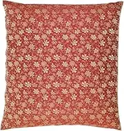 Zabuton Nagomi Red Meisenban 2.2 x 23.2 inches (550 x 590 mm) Cover [21.7 x 23.2 inches (550 x 590