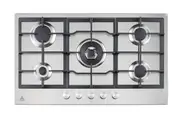 Trinity TRG900SS 90cm 5 Burner Gas High Grade Stainless Steel Cooktop