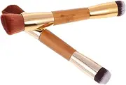 Healeved Double Ended Blush Brush Set Makeup Brushes Nylon Soft Face Blushes Women Girls Ladies
