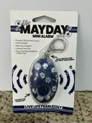 Mayday Mini Alarm & LED Flashlight. 100 Decibel. NEW.