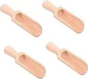 Ciieeo Pcs Small Wooden Spoons Set Reusable Seasoning Spoons Tiny Scoops for Tea and Candy Safe for Home Restaurant