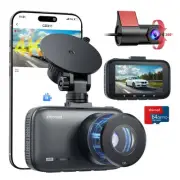 Dash Cam Front and Rear, 4K Dual Dash Cam with CPL Filter, Dash Camera for Ca...