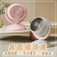 在飛比找momo購物網優惠-【CT優選-夏季新品】USB桌面空氣循環扇 迷你靜音便攜循環