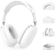 Silicone Case Cover Compatible for AirPods Max Headphones (USB-C/Lightning) Anti-Scratch Ear Pad Cover/Ear Cups Cover/Headband Pad/Headband Cover