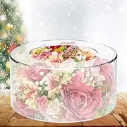 Acrylic Fillable Cake Stand Clear Cake Riser Cylinder Cupcake Stand Decorative Cake Display Round Cake Display Stand Reusable Cake Holder for Party Wedding Birthday 5.9in 7.87in 9.8in (20cm)