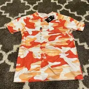 Under Armour Orange Camo Youth Xl Shirt