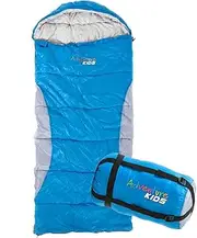 2X Adventure Kings Kids Sleeping Bag Supa Warm Hard-Wearing Lightweight Camping