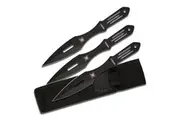 Perfect Point Black Spider Throwing Knives 228mm 3pcs (K-PP-598-3BSP)