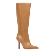 COMEBACK CAMEL STILETTO BOOTS