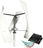 HENGJINGTR 14000W No Noise Vertical Axis Wind Turbine Generator,with MPPT Controller Magnetic Levitation Wind Turbine for Home Street Lighting(48V/220V)