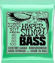 Ernie Ball Hyper Slinky Bass Nickel Wound Electric Bass Strings 40-100 Gauge