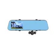 Q3 4 Inch Simultaneous Recording Car Rear View Camera HD 1080P Night Vision Car DVR