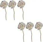 CORHAD 6Pcs Aromatherapy Rattan Diffuser Sticks Flower Rattan Vines for Home Fragrance Quick Absorption for Diffusers Living Room Bedroom Kitchen