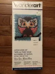 Wonder Art “Hoot” Latch Hook Owl Kit 12 X 12" NEW