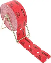 SAFIGLE 1000pcs Raffle Tickets Roll Event Ticket Labels Set with Holder Iron Stand Perfect for Celebrations