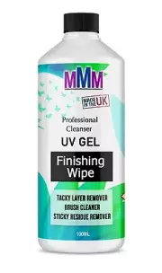 UV Nail Gel Finishing, Sticky Residue Remover, Cleanser, Brush Cleaner 100ML