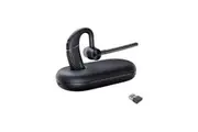 Yealink BH71 Pro USB-C Bluetooth Wireless Mono Headset, Carrying Case w/ Built-In Battery (+20hrs), USB-C to USB-A Cable, 10H Talk Time