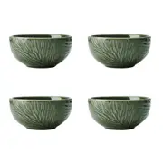 Mikasa Jardin 4 Piece Stoneware Dip Bowl Set 10cm Green - Robins Kitchen