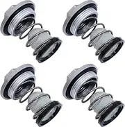 4 Sets Motorcycle Scooter Engine Oil Drain Screw Fittings Compatible with GY6 50CC-150CC ATV Go Kart Moped Oil Drain Plug