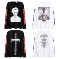 在飛比找蝦皮購物優惠-H&M Justin Bieber 小賈 人頭 長T 長袖 