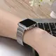 ［Moon]精鋼三株磁吸回環錶帶適用蘋果手錶帶6/8/5代applewatch1/2/3/4代個性不銹鋼腕帶潮流錶帶