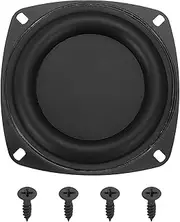 uxcell 1 Pcs Passive Radiator 4 Inch Woofer Vibrating Membrane, Rubber Vibration Diaphragm Plate Subwoofer for Bass Speaker Replacement, DIY(with 4pcs Screw)