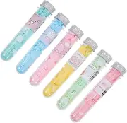 Mini Soap Papers 6 Tubes Bath Soap Flakes Foaming Hand Wash Soaps Compact for Camping Travel Soap Sheets
