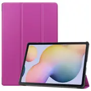 For Samsung Galaxy Tab S8+ Plus (2022)/Tab S7+ Plus (2020) Case, PU Leather Cover, Sleep/Wake Stand, Purple