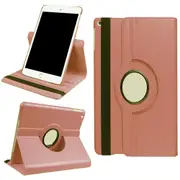 Smart 360 Rotate Leather Case Cover For iPad 9 8 7 6 5 Gen Air 3 2 1 Pro 10.5 - Rose Red