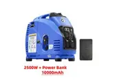 1* Gentrax 2.5KW Max 2.2KW Rated Inverter Generator Pure Sine Wave + 1* VoltX 10000mAh Power Bank