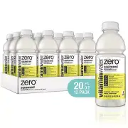 vitaminwater zero sugar squeezed electrolyte enhanced water w/vitamins lemona...