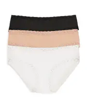 Natori Bliss Girl Briefs, Set of 3