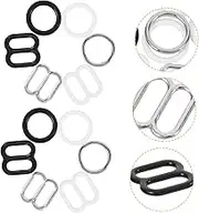 FIXOSHEE 30 Pairs Strap Hooks Durable Household Clips for Women Daily Use Adjusters Compact for Easy Storage for Bras and Swimwear