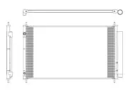 Fits Toyota Yaris 2012-2015 1.5 + Other Models Air Conditioning Condenser AST