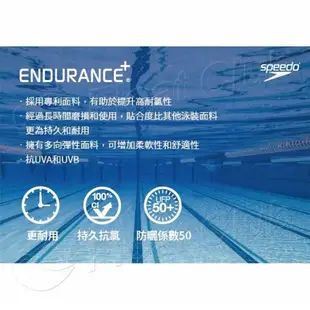 【SPEEDO】男 運動四角泳褲 Eco Endurance+ 黑 海軍藍 抗氯 耐磨 SD813448