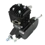 Motorized Motorised Bicycle Bike Cycle Gas Engine Motor Black For 80cc 2 Stroke