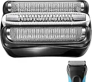 32B Replacement Head Compatible With Braun Series 3 Replacement Head, Foil & Cutter Razor Replacement Head, For Braun S3 Replacement Head 301S, 310S, 320S, 330S, 340S, 360S, 3000S, 3010S,3020S,3040