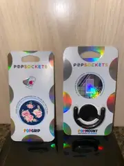Popsocket Pop Grip Vintage Perfume W/Swappable Top & Popsocket Black Pop Mount
