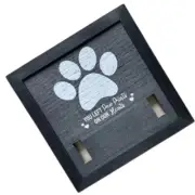 Pet Memorial Frame with Collar Hook Sympathy Remembrances Pet Frame