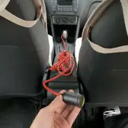 12V-24V Extension Cord Car Male Cigarette Lighter Socket HeavyDuty Adapter 9CB9
