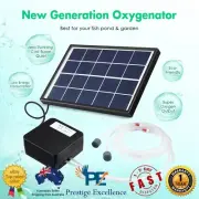 20W Solar Powered Panel Air Oxygenator Pump for Fish Pond Outdoor Pool Aerator