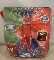 Kids PJ Masks Owlette Deluxe Light Up Costume Large 4-6x