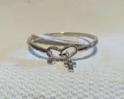 NWT Silver Segmented Bracelet With Engraved Scripture On Each. See Pix/Descr