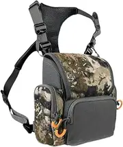 MagiDeal Binocular Chest Bag Carrier Case Adjustable Waterproof Large Capacity Shockproof Portable Handheld Bino Bag Rangefinder Pouch