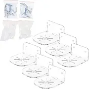 2pcs Acrylic Wall Mount Bracket For Plant And Camera Easy Install Baby Monitors Holder Adhesive Speakers Shelf