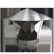 Stainless Steel Chimney Flue Cowl Pipe Rain Cover Protector Cap 60-250mm 60-80mm