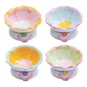 Raised Cat Bowls Less Vomiting Neck Protection Whisker Friendly Non Slip Snack