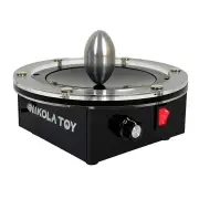 NIKOLATOY Tesla Columbus Egg Electromagnetic Backset Current Model Creative Desktop Ornaments Standing Physics Experimen