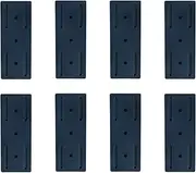 Pack of 8 Self-Adhesive Punch-Free Socket Holder, Wall Mount Socket Fixer, Power Board Holder, Socket Holder for WiFi Router Socket (Dark Blue)