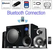 Boytone BT-215FD, Powerful Wireless Bluetooth Home Speaker System 55 W,FM Radio